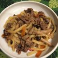 pandamei's cooksnap of when they made コストコプルコギと冷凍野菜で簡単焼うどん.
