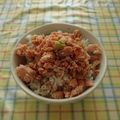 ラリー＆サラ's cooksnap of when they made Theずぼら☆鮭フレーク丼.