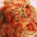 ＊にょにょん＊'s cooksnap of when they made えのきともやしのキムチ炒め.