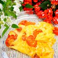 makichihua's cooksnap of when they made 速攻！トマトの卵とじ.