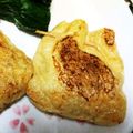 メグスタ's cooksnap of when they made ⌘納豆葱明太の茶巾焼き⌘.