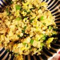 ちゃおわん's cooksnap of when they made しらすとかき菜のチャーハン.