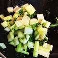 kotaro0329's cooksnap of when they made 鶏がらスープの素だけ　セロリの中華風炒め.