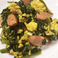 yellowhappy's cooksnap of when they made 我が家の定番～ほうれん草＋卵＋チーズ炒め.