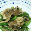 はなふあ's cooksnap of when they made レンチンで簡単！舞茸とピーマンの生姜煮.