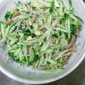 クックEKELXT☆'s cooksnap of when they made 超簡単！もやしときゅうりの和え物.