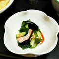 Haaaaruuuu's cooksnap of when they made わかめときゅうりとカニカマごま油和え.