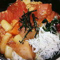 09mik's cooksnap of when they made マグロとしらすの丼.