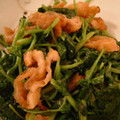 ケム's cooksnap of when they made 鶏皮とみつばの和え物.