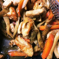 gypsymahco's cooksnap of when they made 簡単晩ご飯 鶏ささみと根菜の味噌きんぴら.