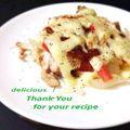 inyako's cooksnap of when they made ✿トースターでチキンのピザ風✿.