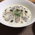 我が家のくろねこ's cooksnap of when they made 中国でお馴染みマッシュルームスープ.