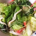 花団子＊'s cooksnap of when they made レタスとカニカマのカラフル春雨サラダ.
