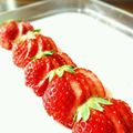さとかん's cooksnap of when they made ローカロリー フレッシュ苺のムース.
