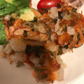 BOWBOW♪'s cooksnap of when they made あおさ海苔と玉ねぎのかき揚げ.