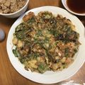 a0imama♡'s cooksnap of when they made 少ない油で出来ちゃう❤ジャンボかき揚げ❤.