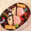 タキカド's cooksnap of when they made こいのぼりおにぎりのキャラ弁.
