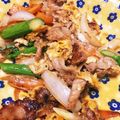 クックI77AUY☆'s cooksnap of when they made アスパラと豚バラの玉子炒め.