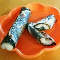 み☆ち★'s cooksnap of when they made 餃子の皮と竹輪の簡単おつまみ☆.