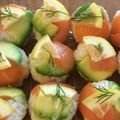 ToRiKoSD's cooksnap of when they made アボカド＆サーモンで手毬鮨.
