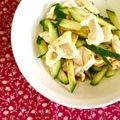 ふたごゆき's cooksnap of when they made 超簡単★鶏肉とキュウリのさっぱり和え.