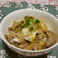 赤い電話's cooksnap of when they made 豚肉で♪親子丼じゃなくて他人丼＾＾.