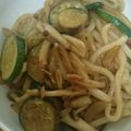 さおりんご☆★'s cooksnap of when they made ズッキーニとナスの焼おうどん。.