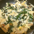 卵せんべい's cooksnap of when they made たけのことほうれん草の卵とじ.