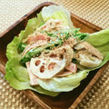 あーこ姐's cooksnap of when they made ❁蓮根とハムと枝豆の和風サラダ❁.