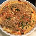 makosaka's cooksnap of when they made ヘルシー♥ほうれん草と豆腐の和風キッシュ.