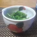 ダイナマイト漆黒's cooksnap of when they made せりの香りを満喫☆柚子胡椒ポン酢おひたし.