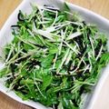 かなりんココりん's cooksnap of when they made しゃきしゃき水菜とひじきの梅サラダぁ～.