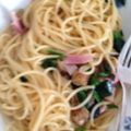 クックZ8J4H4☆'s cooksnap of when they made ほうれん草の和風スパゲッティ.