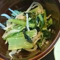 そめはる's cooksnap of when they made ∮ すり胡麻たっぷり✰彡小松菜ナムル ∮.
