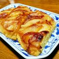 まぐゆ's cooksnap of when they made 簡単！りんごとHMでおもてなしケーキ☆.
