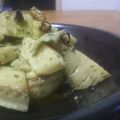 ダイナマイト漆黒's cooksnap of when they made 筍のペペロンチーノ＊ジェノバ風.