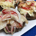 クックMROUI1☆'s cooksnap of when they made お弁当に便利♪しいたけのカニカママヨ焼き.