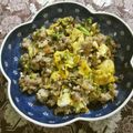 ☆Rokko☆'s cooksnap of when they made セロリの葉としらすのチャーハン.