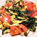 パンダ君56's cooksnap of when they made 簡単5分！！ニラ玉トマト♪.