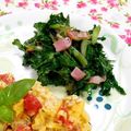 ｍａｒｉ♪'s cooksnap of when they made ケールのクミン炒め・朝食.