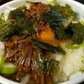 geullaha's cooksnap of when they made なめたけ入り卵かけご飯.