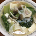 イヌチン's cooksnap of when they made 小松菜と豆腐とカニカマの中華風煮込み.