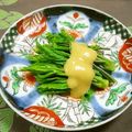 Haru Haru's cooksnap of when they made こしあぶらの酢味噌和え.