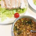 さるこあら's cooksnap of when they made 蒸し鶏の薬味中華だれ❀パクチー 風味❀.