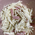ココキキララ's cooksnap of when they made 後片付けも楽ちん★大根とハムのサラダ♪.