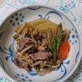 イチゴ、イチゴ。's cooksnap of when they made 豚肉と根菜類の煮物.
