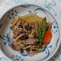 イチゴ、イチゴ。's cooksnap of when they made 豚肉と根菜類の煮物.