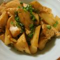 低カロ探検隊's cooksnap of when they made 鶏とたけのこの青じそドレッシング炒め煮.