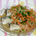はやみちゃん's cooksnap of when they made 寿司酢だけ☆簡単 アジの南蛮漬.