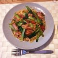 たかみん☆'s cooksnap of when they made 簡単！小松菜ベーコントマトのパスタ.